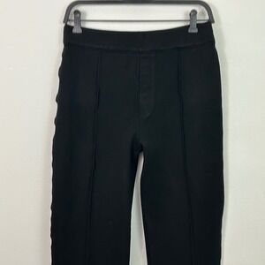 Spanx Womens Ponte Flare Leg Pants Black Size Large